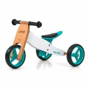 MILLY MALLY JAKE 2v1 Bicicletă multifuncțională pentru copii, alb, mărime imagine