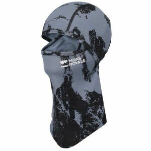 MONS ROYALE SANTA ROSA MERINO BALACLAVA Cagulă funcțională pentru bărbați, gri închis, mărime imagine