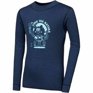 Sensor MERINO DF PLANET Tricou funcțional copii, albastru închis, mărime imagine