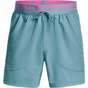 Under Armour RUN ANYWHERE Pantaloni scurți de alergare pentru bărbați, turcoaz, mărime M imagine