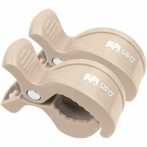 Sipo STROLLER CLIPS 2PCS Cleme pentru cărucior, bej, mărime imagine