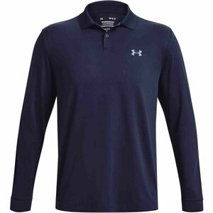 Under Armour PERFORMANCE 3.0 LS POLO Tricou pentru bărbați, albastru închis, mărime M imagine