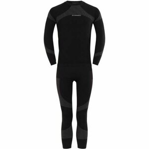 FUNDANGO SEAMLESS BASELAYER SET Lenjerie funcțională de bărbați, negru, mărime imagine