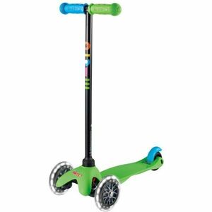 Micro MINI CLASSIC LED Trotinetă pentru copii, verde, mărime imagine