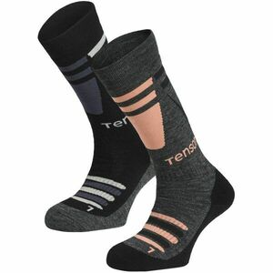 TENSON CORE SKI SOCK 2PK Șosete de schi, gri închis, mărime 40-42 imagine