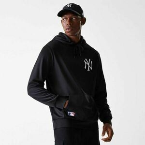 New Era NEW YORK YANKEES MLB ESSENTIALS HOODIE Hanorac pentru bărbați, negru, mărime imagine