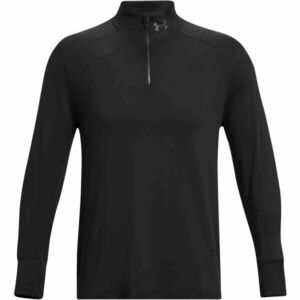 Under Armour QUALIFIER RUN 1/4 ZIP Tricou pentru bărbați, negru, mărime L imagine