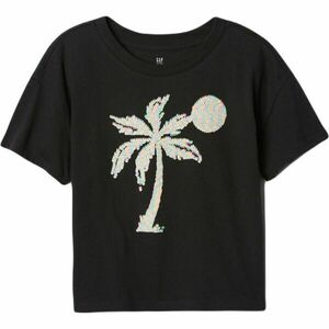 GAP V-SS Tricou pentru fete, negru, mărime imagine