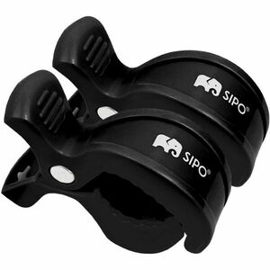 Sipo STROLLER CLIPS 2PCS Cleme pentru cărucior, negru, mărime imagine