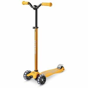 Micro MAXI DELUXE PRO LED Trotinetă pentru copii, galben, mărime imagine