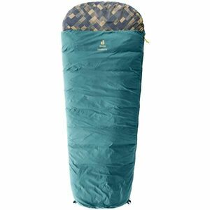 DEUTER OVERNITE Sac de dormit, verde închis, mărime 190 cm - fermoar stânga imagine