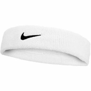Nike SWOOSH CLASSIC HEADBAND Bentiță sport, alb, mărime imagine