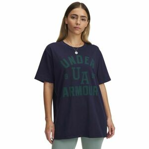 Under Armour HWT COLLEGIATE Tricou femei, albastru închis, mărime M imagine