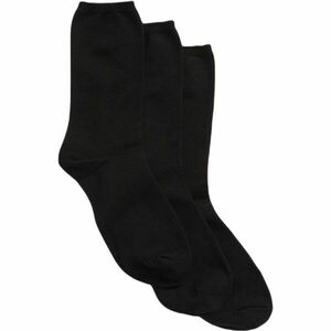GAP BAS CREW 3PK Șosete damă, negru, mărime UNI imagine