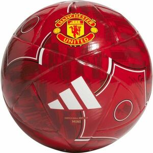 adidas MANCHESTER UNITED FC MINI HOME Mini-minge fotbal, roșu, mărime imagine