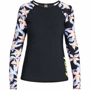 Roxy ACTIVE LS LYCRA PRINTED 2 Tricou de surfing femei, negru, mărime imagine