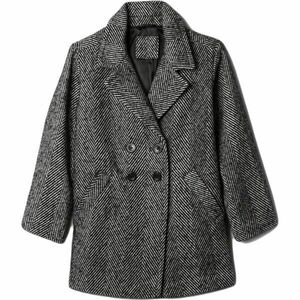 GAP TWEED Palton fete, negru, mărime imagine