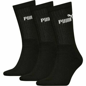 Puma ELEMENTS UNISEX CREW SOCK 3P Set de șosete, negru, mărime 35-38 imagine