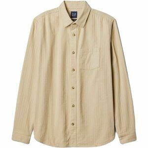 GAP LS FLANNEL Cămașă pentru bărbați, bej, mărime imagine