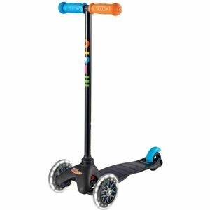 Micro MINI CLASSIC LED Trotinetă pentru copii, negru, mărime imagine