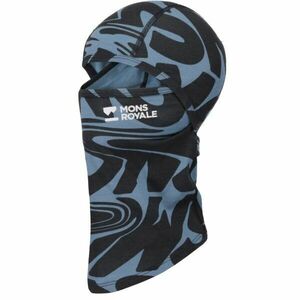 MONS ROYALE SANTA ROSA MERINO BALACLAVA Cagulă funcțională pentru bărbați, negru, mărime imagine
