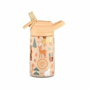 COOL BOTTLES KIDDIE WOODLAND BUDDIES 3D 350 ML Termos pentru copii, maro, mărime 350 ML imagine