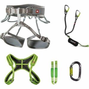 OCÚN VIA FERRATA TWIST + CHEST SET Set Ferrata cu lonjă cu absorbitor, gri, mărime imagine
