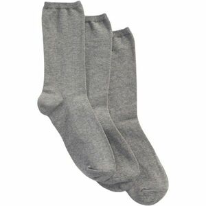 GAP BAS CREW 3PK Șosete damă, gri, mărime UNI imagine