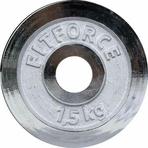 Fitforce DISC GREUTATE 1, 5KG CROM 30MM Disc greutăți, argintiu, mărime 1, 5 KG imagine