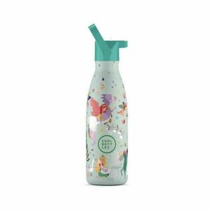 COOL BOTTLES KIDS PRINCESS KINGDOM 3D 350 ML Termos pentru copii, verde, mărime 350 ML imagine