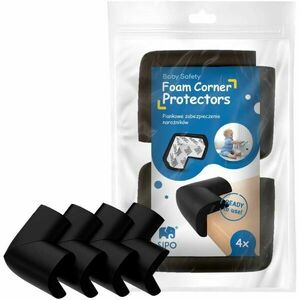 Sipo FOAM PROTECTORS 4PCS Protecție pentru colțuri și muchii, negru, mărime imagine