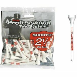PRIDE SPORT RETAIL BAGS 2-1/8" 25KS Tee de golf, alb, mărime imagine