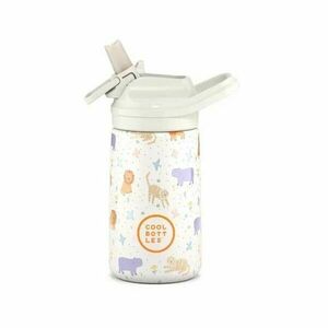 COOL BOTTLES KIDDIE ROAR TIME 3D 350 ML Termos pentru copii, alb, mărime 350 ML imagine