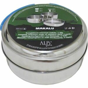 ALB MAKALU Set de trei vase din oțel inoxidabil, argintiu, mărime imagine