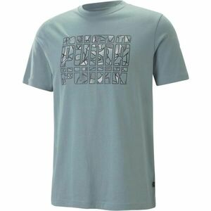 Puma GRAPHICS SUMMER TEE Tricou pentru bărbați, gri, mărime imagine