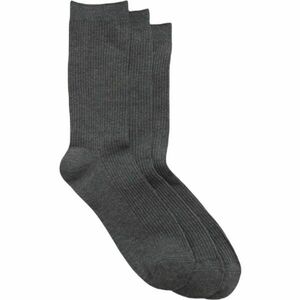 GAP V-BASIC CREW 3PK Șosete bărbați, gri închis, mărime UNI imagine