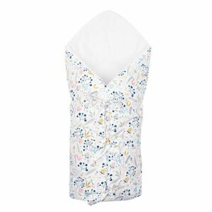 NEW BABY MĂCEȘE Pătură cu șnur, alb, mărime imagine