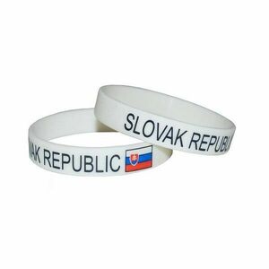 SPORT TEAM NÁRAMEK SILIKON SR 2 Brățară de silicon, alb, mărime imagine