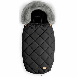 BEZTROSKA FUR BAG 100 cm Landou, negru, mărime imagine