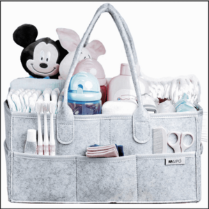Sipo ORGANIZER Organizer pentru produse de igienă pentru copii, gri, mărime imagine