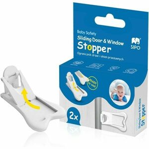 Sipo DOOR LOCK 2PCS Încuietoare de siguranță uși glisante pentru copii, alb, mărime imagine