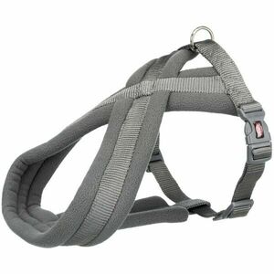 TRIXIE PREMIUM HARNESS S-M Ham pentru câini, gri, mărime imagine