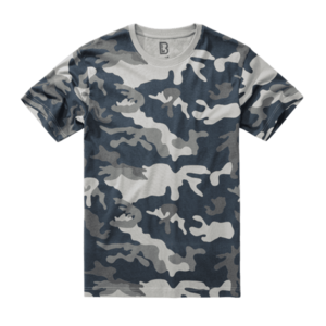 Tricou Brandit, gri camuflaj imagine