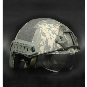 DRAGOWA Tactical Cască tactică Fast MH cu ochelari Charger, ACU (fără certificare) imagine