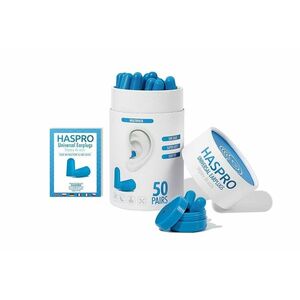 Dopuri de urechi HASPRO TUBE50, albastre imagine