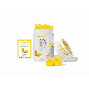 Dopuri pentru urechi HASPRO TUBE50, galbene imagine