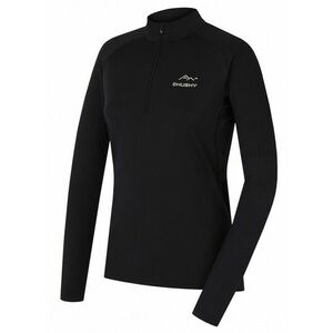 Husky Tricou termic pentru femei cu fermoar Tromi Zip L, negru imagine