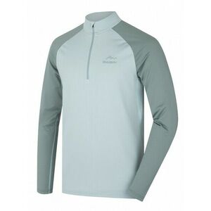 Husky Tricou termic pentru bărbați cu fermoar Tromi Zip M, verde pal imagine