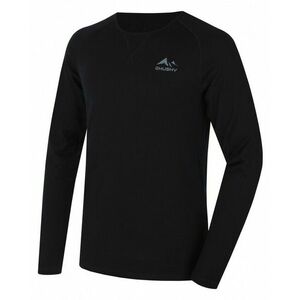 Husky Tricou termic pentru bărbați cu mânecă lungă Merow M, negru imagine