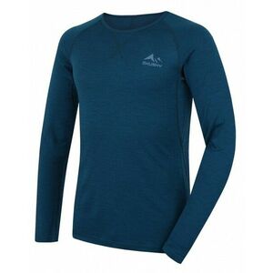 Husky Tricou termic pentru bărbați cu mânecă lungă Mertee M, albastru imagine
